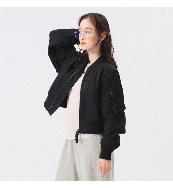 BEAMSBOY「デタッチ スリーブ ミリタリー ブルゾン」|ブルゾン・スタジャン|