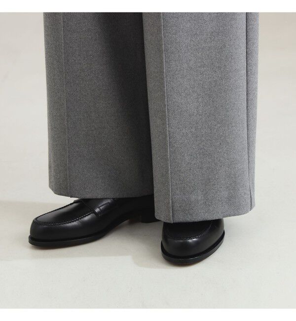 Demi-Luxe BEAMS 「ウールライク イージーパンツ」|チノ|