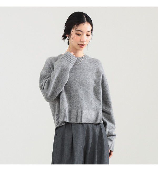 Demi-Luxe BEAMS 「7ゲージ ウール クルーネック プルオーバー」|ニット・セーター|