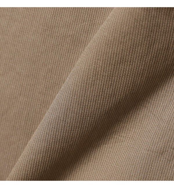 BEAMS「コットンピケ ストレッチ テーパード パンツ」|チノ|