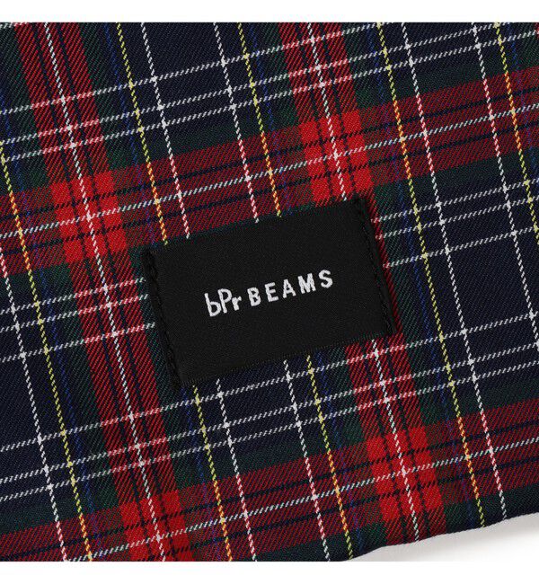 BEAMS「チェック ショッパー L」|ポーチ|