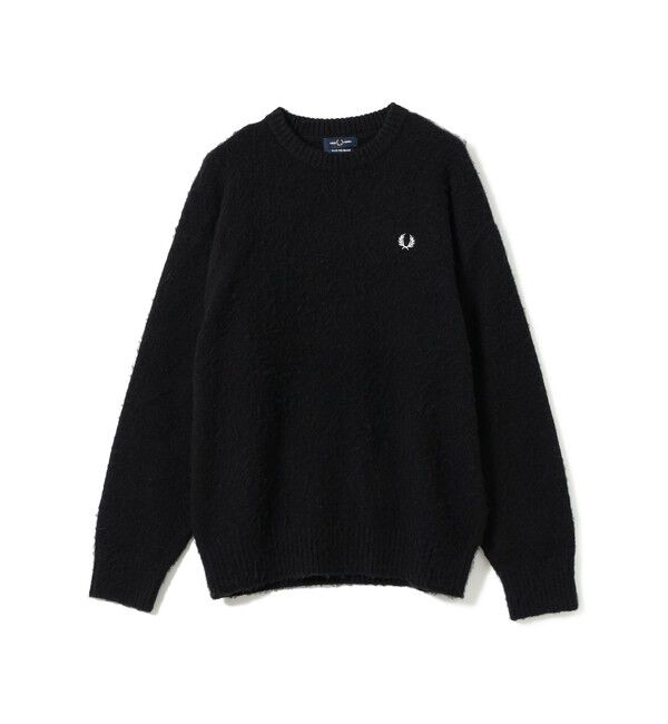 BEAMS「【別注】FRED PERRY / フラッフィ クルーネックニット」|ニット・セーター|