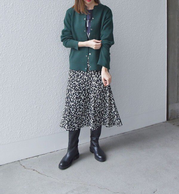 SHIPS any「SHIPS any: 〈手洗い可能〉 ミラノリブ クルーネック カーディガン 24SS◇」|カーディガン|