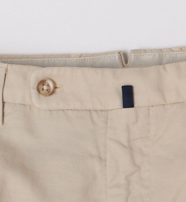 SHIPS「INCOTEX: リネン 無地 パンツ」|チノ|