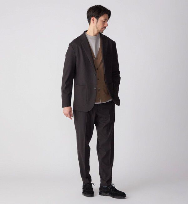 SHIPS「SHIPS: ハンドフレーム 16ゲージ Vネック カーディガン ニット」|カーディガン|