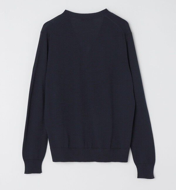 SHIPS「SHIPS: ハンドフレーム 16ゲージ Vネック カーディガン ニット」|カーディガン|