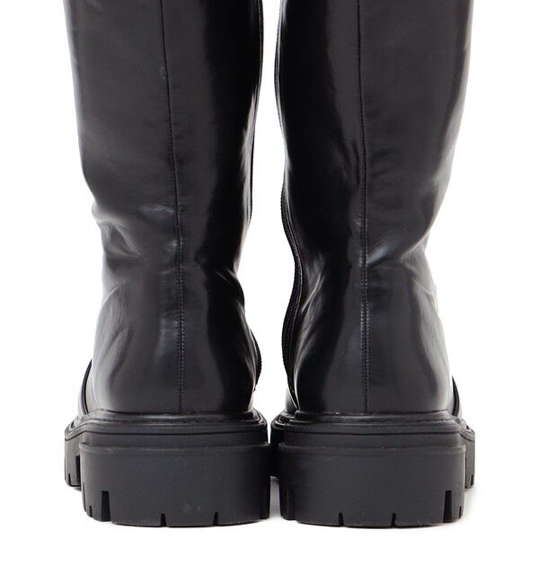 SHIPS any「【SHIPS any別注】eblouna: トラックソール ロング ブーツ」|ロングブーツ|