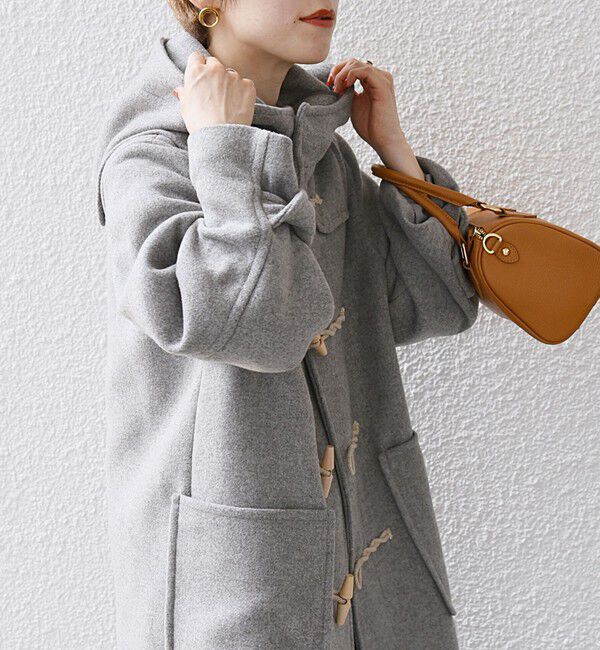 SHIPS any「SHIPS any: メルトン ロング ダッフル コート」|ダッフルコート|