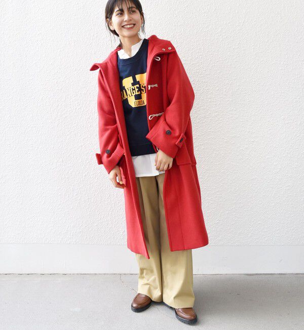 SHIPS any「SHIPS any: メルトン ロング ダッフル コート」|ダッフルコート|