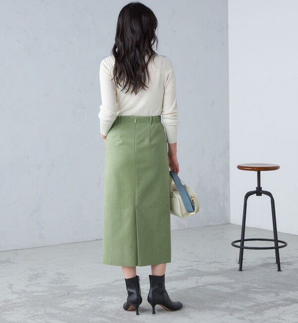 SHIPS for women「SHIPS Primary Navy Label:シルク カシミヤ タートルネック」|ニット・セーター|