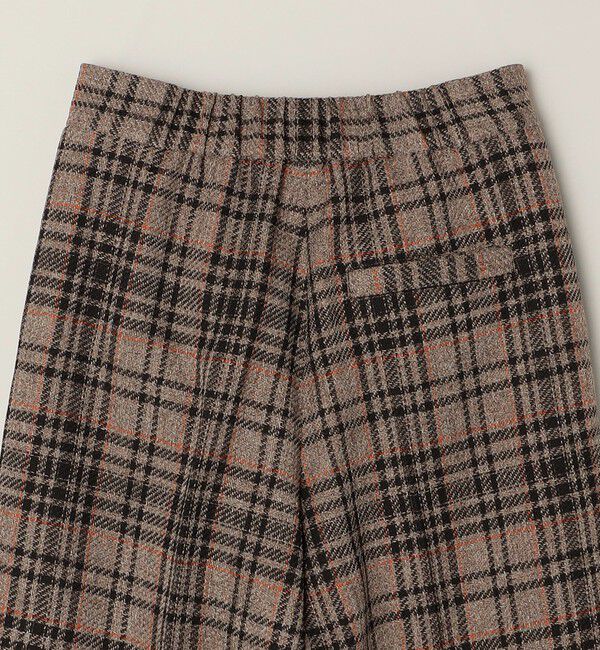 quaranciel「quaranciel:〈手洗い可能〉チェック ソリッド パイピング ワイド パンツ」|その他|