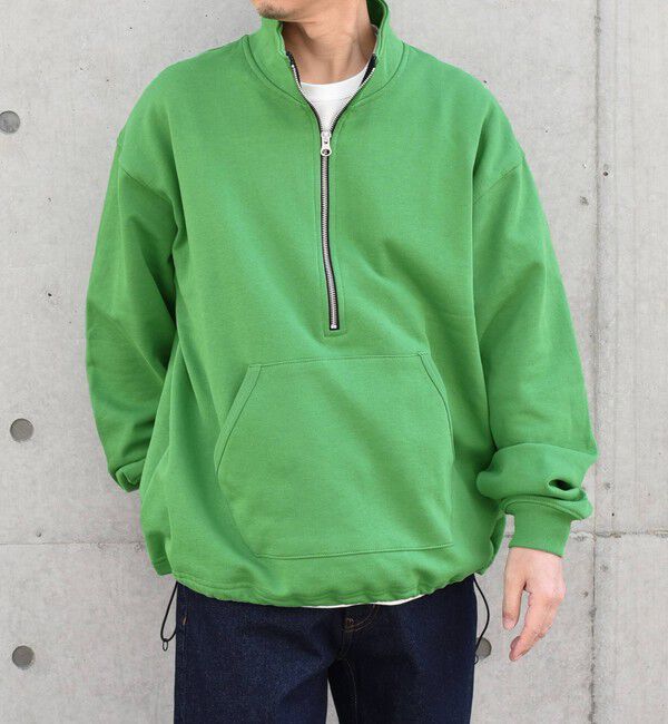 SHIPS any「SHIPS any: COTTON USA ハーフジップ ドロスト プルオーバー スウェット◇」|スウェット・ジャージ|