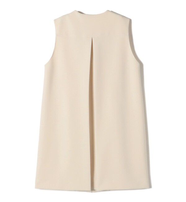 SHIPS for women「【SHIPS別注】kaene:〈洗濯機可能〉ハイストレッチ ダンボール フリル ジレ」|ベスト・ジレ|