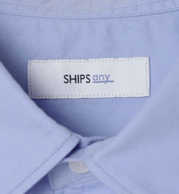 SHIPS any「SHIPS any: ブルーパレット ソリッド / ストライプ リラックス レギュラーカラー シャツ◇」|シャツ・ブラウス|