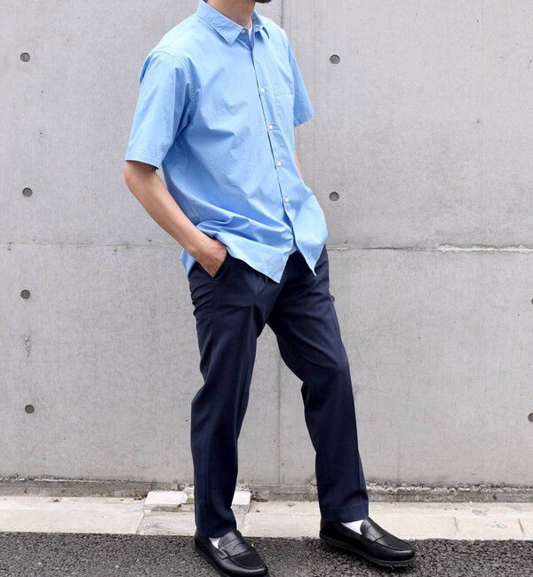 SHIPS any「SHIPS any: ブルーパレット ソリッド / ストライプ リラックス レギュラーカラー シャツ◇」|シャツ・ブラウス|