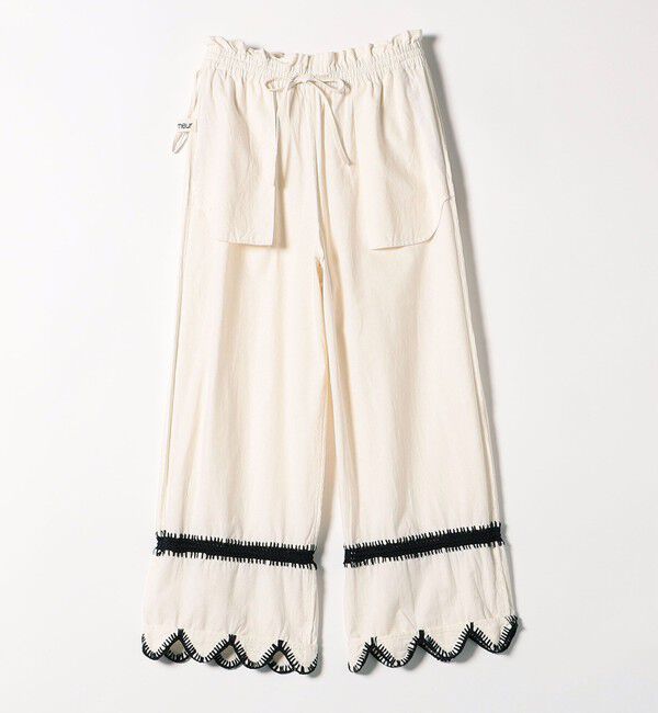 SHIPS any「bon_meur:〈洗濯機可能〉ブランケット エンブロイダリー パンツ」|その他|