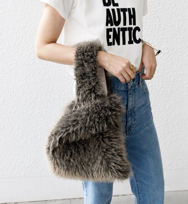 SHIPS for women「プードル ファー バッグ」|トートバッグ|