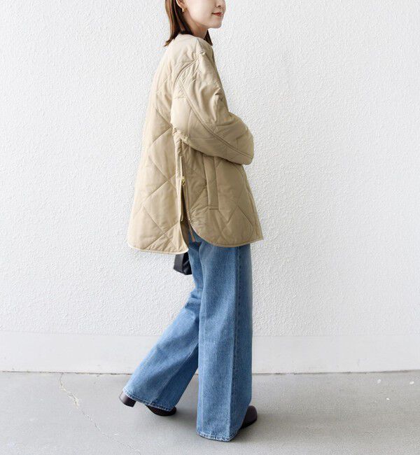 SHIPS for women「〈手洗い可能〉キルティング サイドジップ ブルゾン」|ブルゾン・スタジャン|
