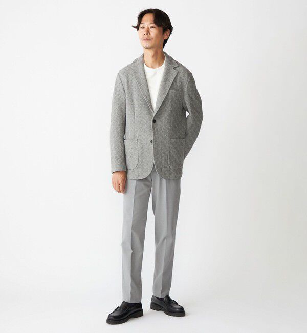 SHIPS「SHIPS:〈手洗い可能〉TEXBRID(R) ジャカード 2ボタン ジャケット」|テーラードジャケット|