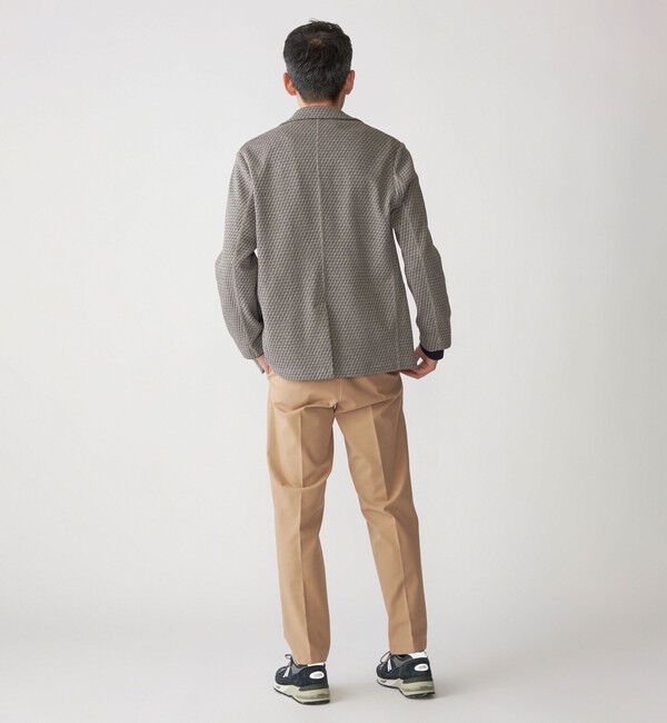 SHIPS「SHIPS:〈手洗い可能〉TEXBRID(R) ジャカード 2ボタン ジャケット」|テーラードジャケット|