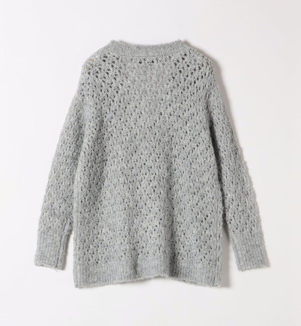 quaranciel「quaranciel:〈手洗い可能〉スパンコール Vネック ニット カーディガン」|カーディガン|