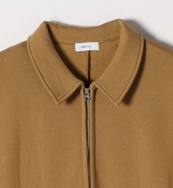 SHIPS any「SHIPS any:〈洗濯機可能〉USA コットン 裏起毛 ハーフジップ ワンピース」|ワンピース|