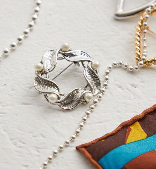 SHIPS for women「ニュアンス モチーフ ブローチ」|ブローチ・コサージュ|シルバー