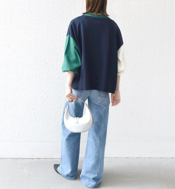 SHIPS for women「【WEB限定】〈手洗い可能〉配色 ポケット カーディガン」|カーディガン|