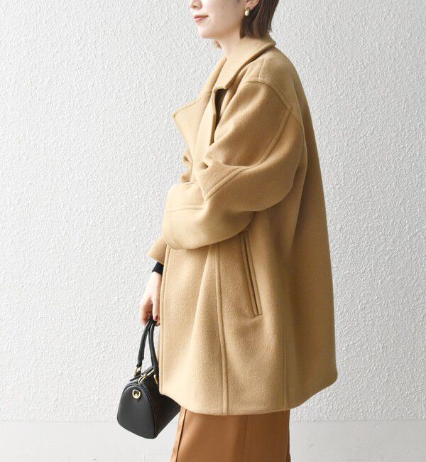 SHIPS any「SHIPS any: ウール コクーン テーラード ショート コート 25AW」|その他|