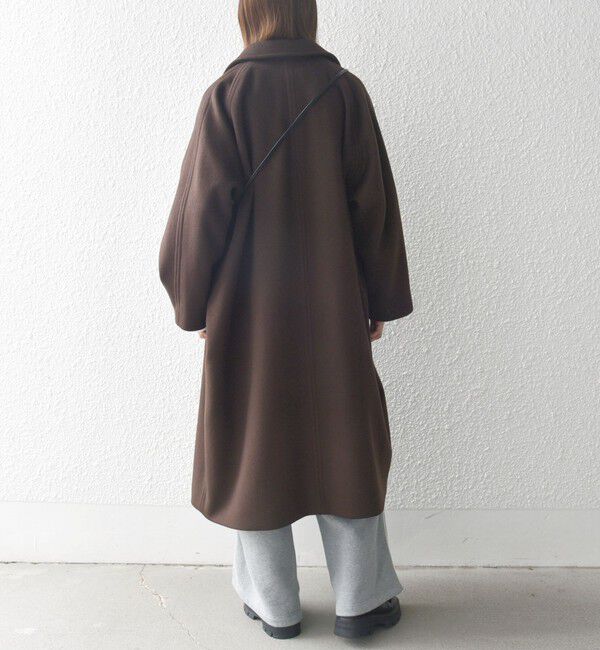SHIPS any「SHIPS any: バルマカーン コクーン コート 25AW」|ステンカラーコート|