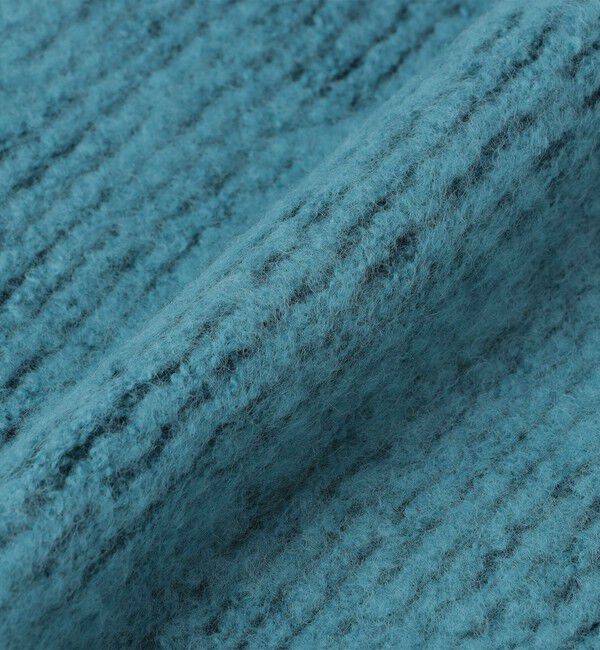 SHIPS any「SHIPS any:〈手洗い可能〉リブ ニット フリンジ マフラー」|マフラー|