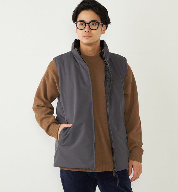 SHIPS Colors 「SHIPS Colors:〈撥水・防風〉SUGENRO(R) 中綿 ベスト」|ダウンベスト・ベスト|ダークグレー