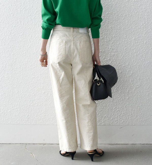 SHIPS any「SHIPS any:〈洗濯機可能〉ネップ ストレート ワイド パンツ［SHIPS any DENIM］」|その他|