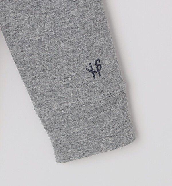 SHIPS「【WEB限定】SHIPS: ワンポイントロゴ ガスコットン ダブルニット ジップパーカー（セットアップ対応）」|パーカー|