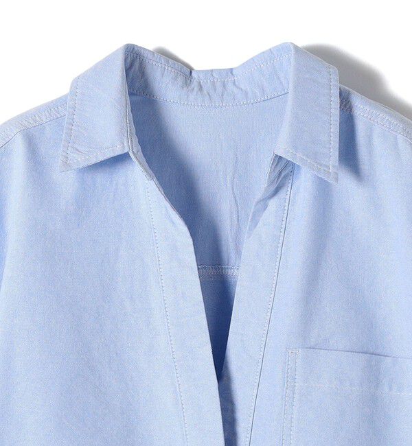 SHIPS for women「〈洗濯機可能〉ワンポイント 刺繍 スキッパー シャツ」|シャツ・ブラウス|