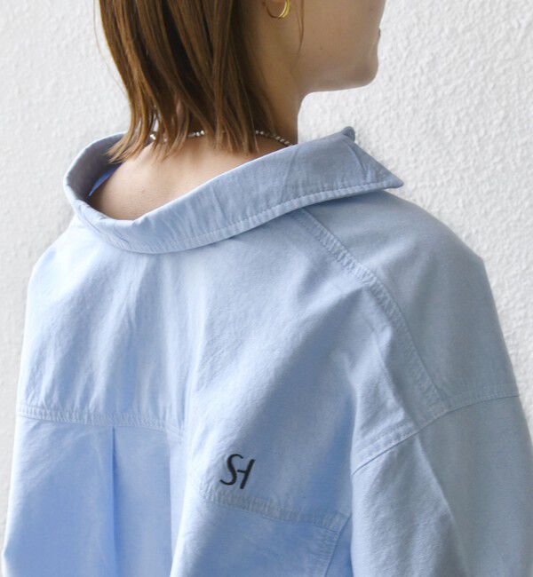 SHIPS for women「〈洗濯機可能〉ワンポイント 刺繍 スキッパー シャツ」|シャツ・ブラウス|