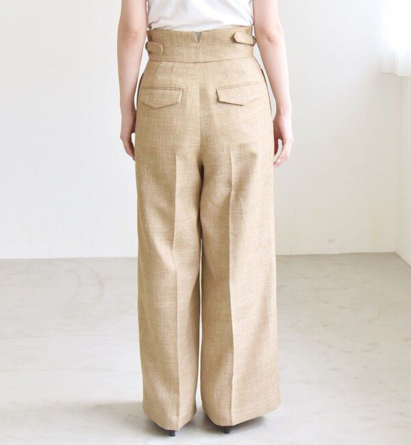 quaranciel「quaranciel: バスケット ハイウエスト ワイド パンツ」|その他|