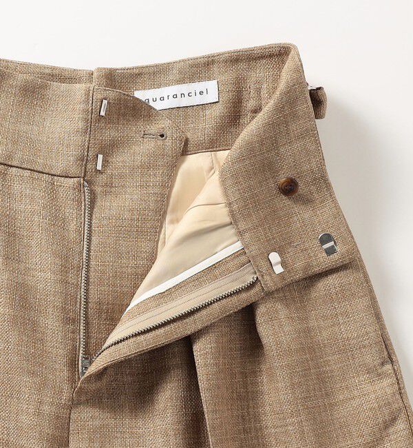 quaranciel「quaranciel: バスケット ハイウエスト ワイド パンツ」|その他|