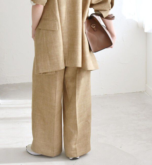 quaranciel「quaranciel: バスケット ハイウエスト ワイド パンツ」|その他|