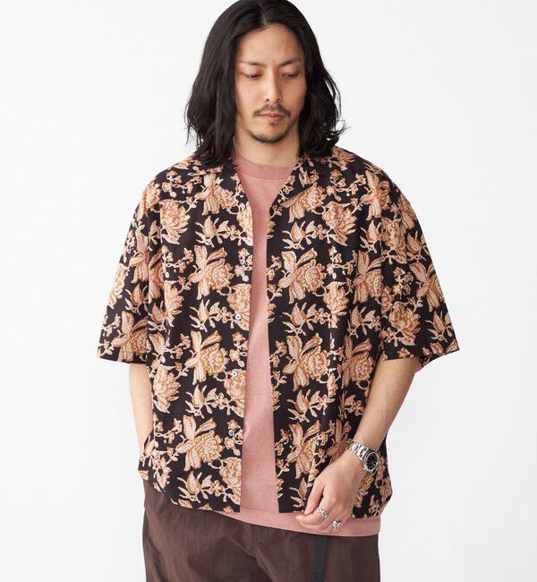SHIPS「BENCH MARKING SHIRTS: インディアン バティック ショートスリーブ シャツ」|シャツ・ブラウス|