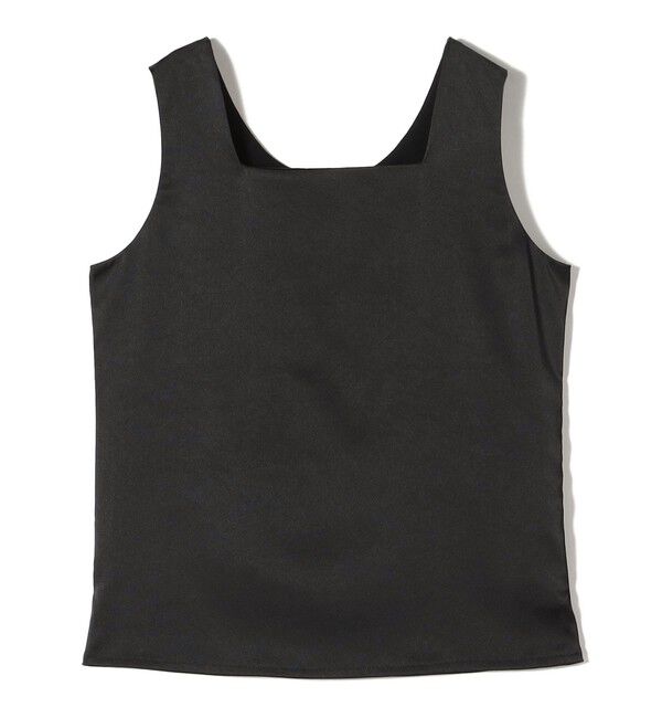 SHIPS for women「2WAY サテン &times; カットソー スクエア タンクトップ」|タンクトップ|