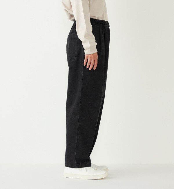 SHIPS Colors 「SHIPS Colors:〈洗濯機可能〉デニム ワイド テーパード トラウザーズ◇」|デニム|
