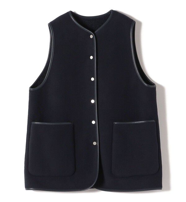 SHIPS for women「〈手洗い可能〉ボア フリース リバーシブル ベスト」|ベスト・ジレ|