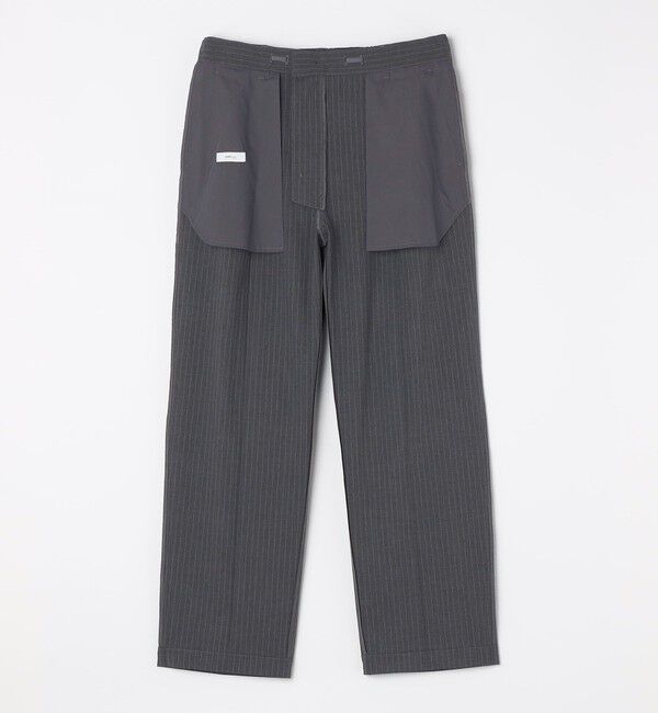 SHIPS any「SHIPS any: LIM BLESS ソリッド/ストライプ 2プリーツ セミワイド イージーパンツ(セットアップ対応)◇」|チノ|