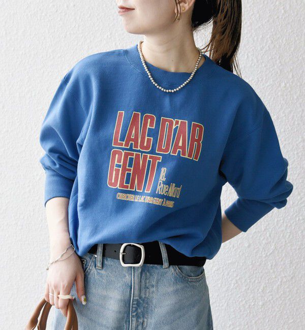 SHIPS any「【SHIPS any別注】La Hutte:〈洗濯機可能〉裏起毛 クルーネック スウェット 25AW」|スウェット・ジャージ|ブルー