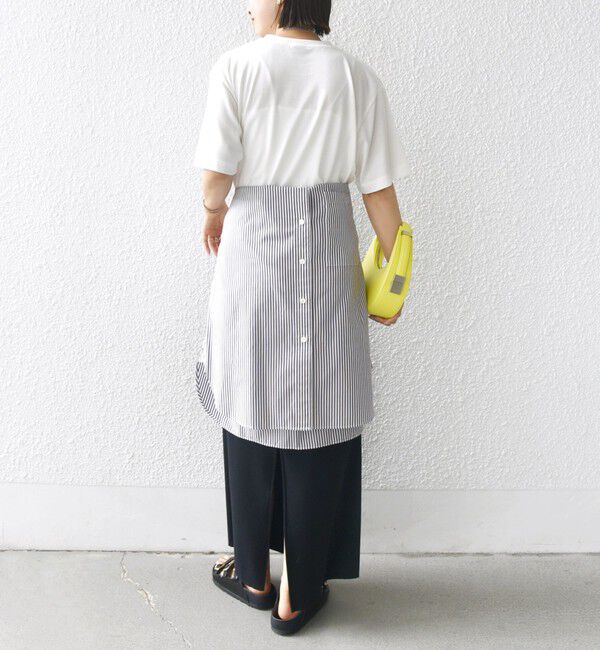 SHIPS for women「【WEB限定】コットン 天竺 ロゴ プリント TEE」|Tシャツ・カットソー|