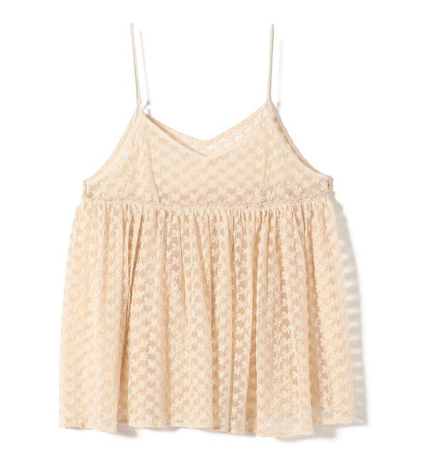 SHIPS for women「〈手洗い可能〉フラワー チュール 刺繍 チュニック ワンピース」|チュニック|