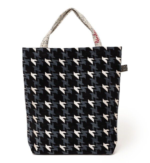 SHIPS any「【SHIPS any別注】BINDU: ジャカード 千鳥 トート バッグ」|トートバッグ|
