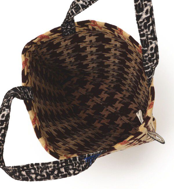 SHIPS any「【SHIPS any別注】BINDU: ジャカード 千鳥 トート バッグ」|トートバッグ|