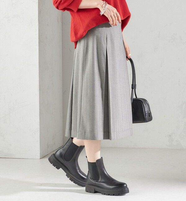 SHIPS for women「《一部追加予約》チェック ボックス プリーツ スカート」|スカート|